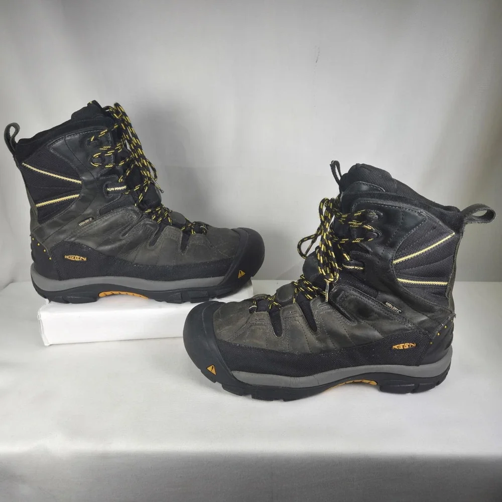 Keen Summit County 450g Insulated Toe Warm Boots Mens 11.5 Dark Gray Waterproof
